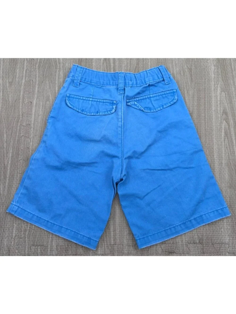 Boy's OshKosh B'gosh Blue Shorts Adjustable Waist 100% Cotton Size 7 Chino